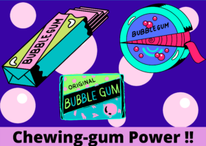 Image de chewing-gum servant à illustrer la partie rédaction de l'article Comment j'écris - Les dialogues
